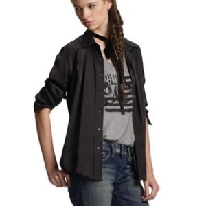 William Rast Target long-sleeve, snap-front shirt